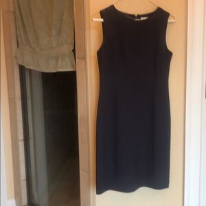 Navy or black sheath dress
